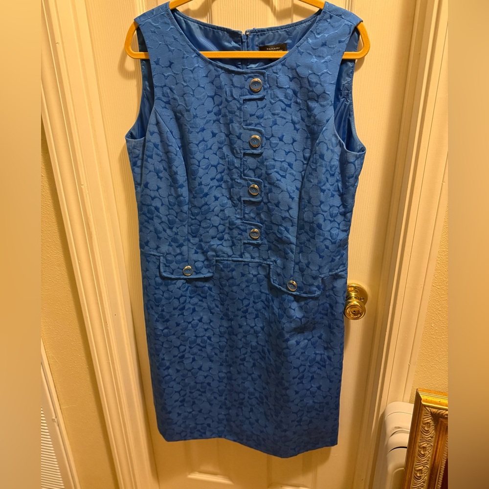 EUC Tahari ASL Sleeveless Dress